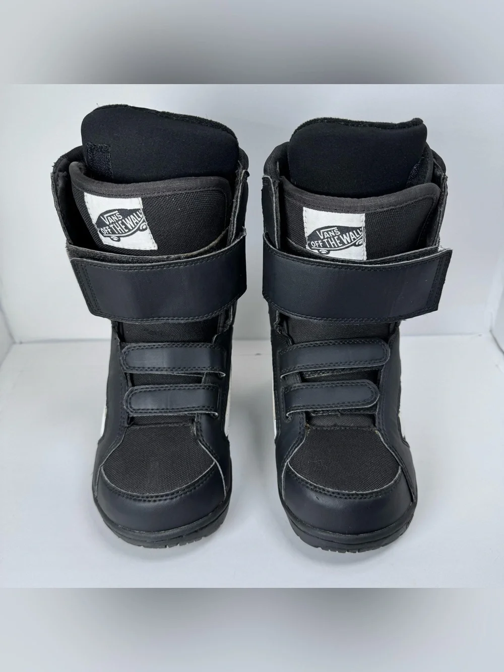 VANS Juvie Kids Mantra Soft Flex Youth Size 2 Snowboard Boots Straps
